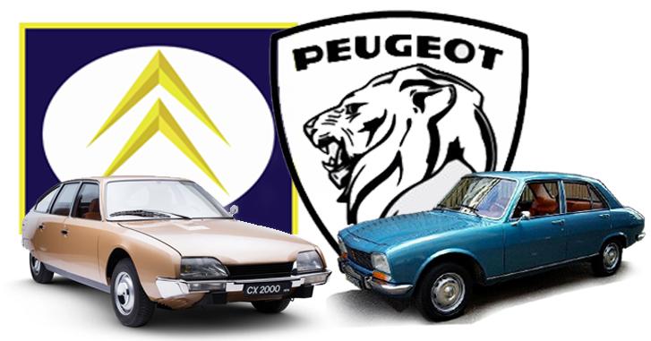 1974 fiancailles peugeot citroen