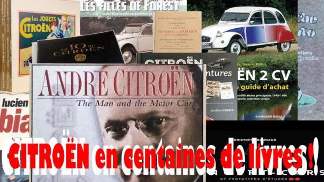 Citroën en centaines de livres