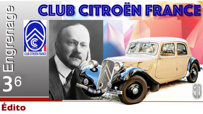 La revue du CLUB CITROËN FRANCE, l'ENGRENAGE